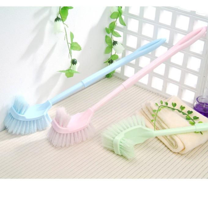 Chổi Cọ toilet, Nhà Vệ Sinh 2 Đầu Thông Minh Cán Dài Tiện Lợi