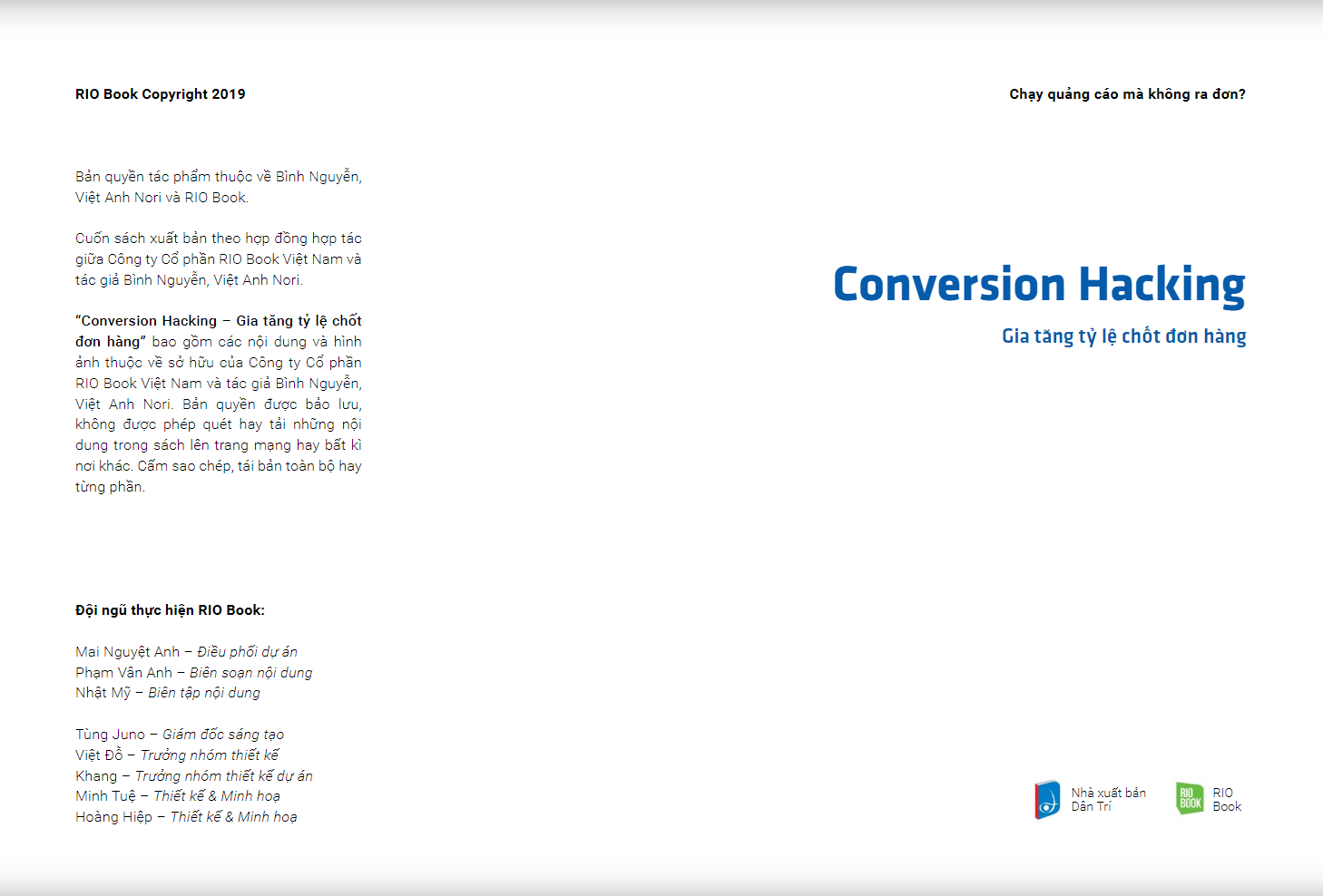 Sách Conversion Hacking - Gia Tăng Tỷ Lệ Chốt Đơn Hàng