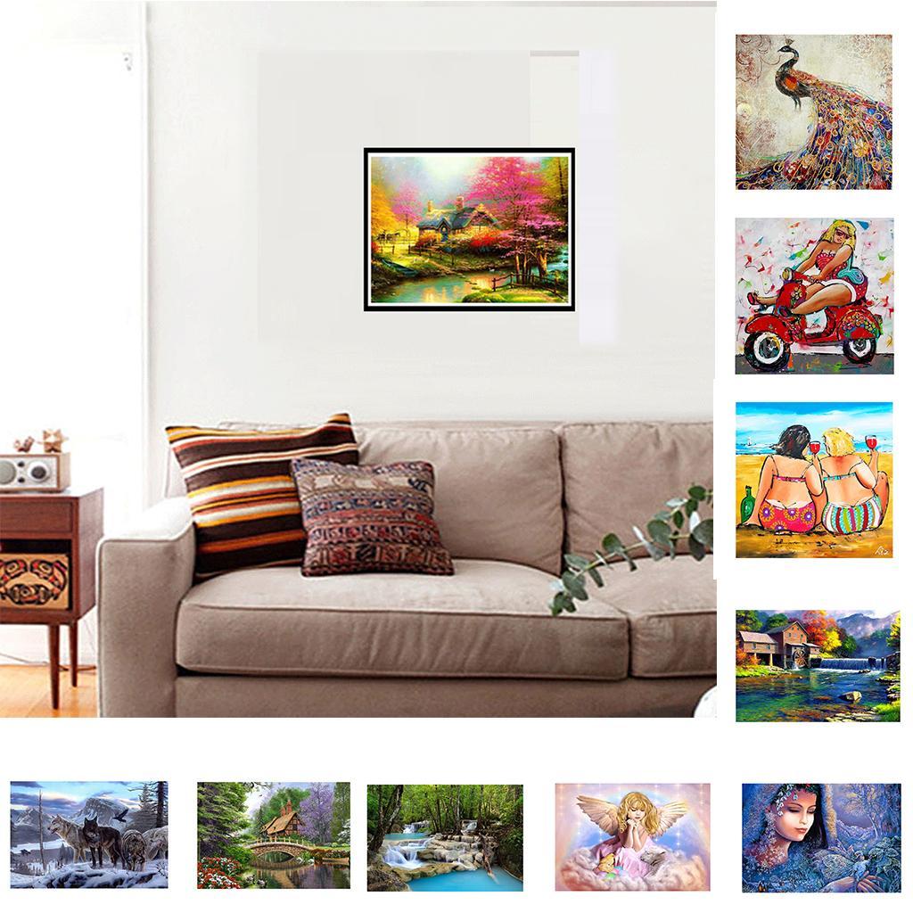 Handmade Diamond Embroidery, Full Drill, Rhinestone, 5D, DIY Diamond Painting Kit,Cross Stitch, Diamond Art Craft Painting Set, Home Wall Decoration, 30x40cm