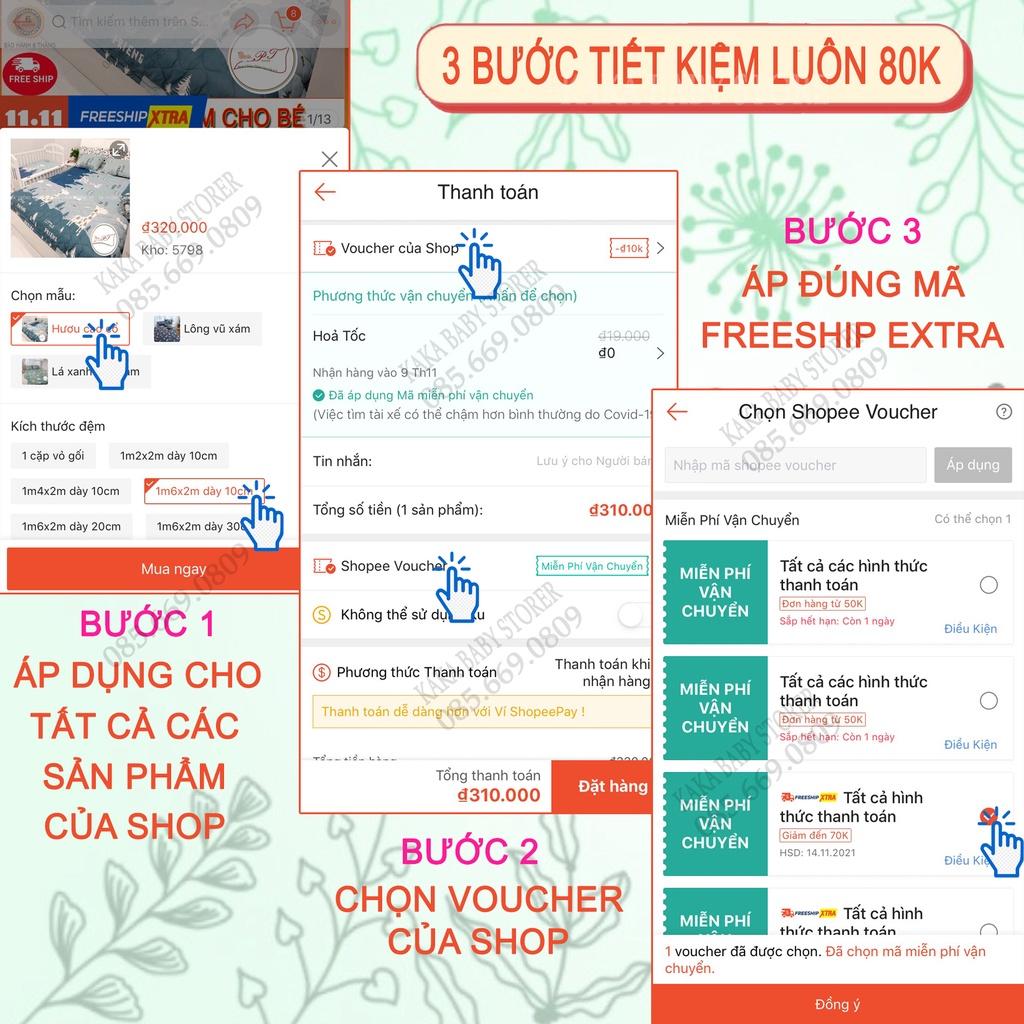 Ga chống thấm cho bé chính hãng PT,chất liệu cotton thun phủ nano kháng khuẩn, chống thấm nước tuyệt đối )