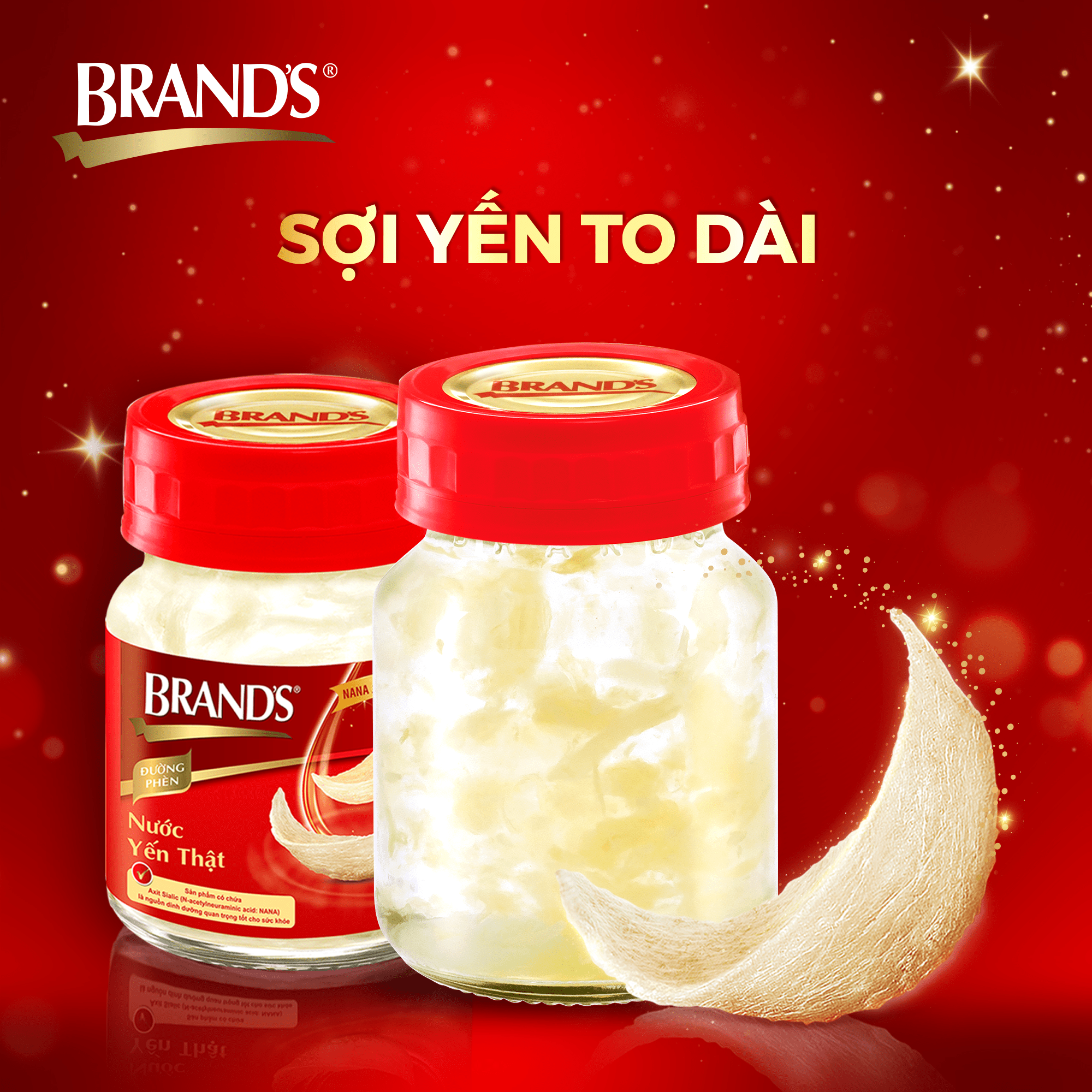 Combo 5 Nước yến thật BRAND'S Không Đường