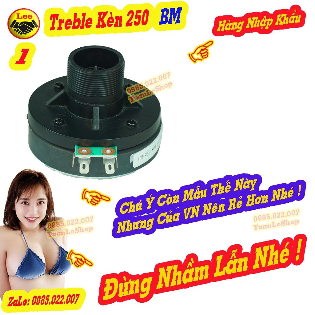 LOA TREP 250 BM REN XOÁY- HÀNG NHẬP -  LOA TREBLE  250 –TREBLE LOA KÉO – GIÁ 02 TREP 250 + 2 PHỄU 12x12 + TẶNG 2 TỤ 2.2