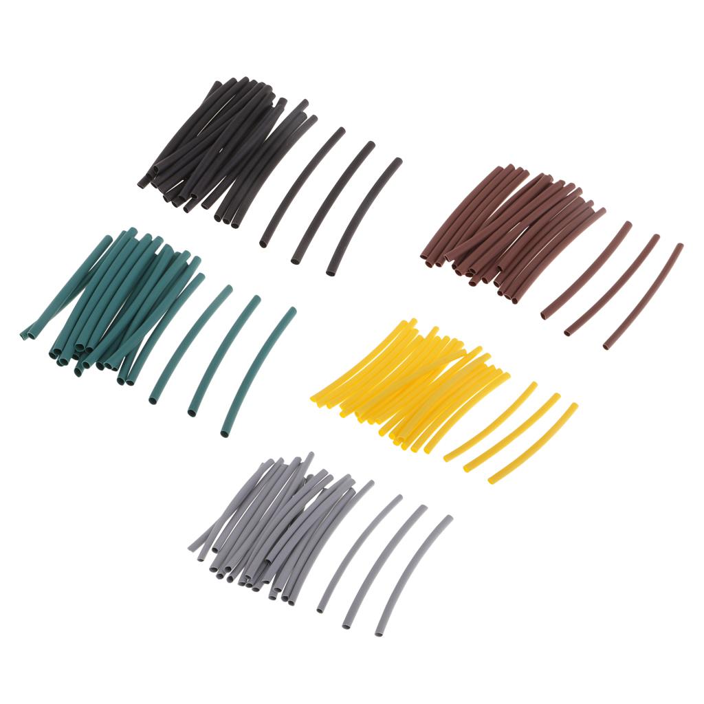 20pcs Heat Shrink Tube, Ronnie Rigs Sleeves, Carp Rig Making Tubing Black