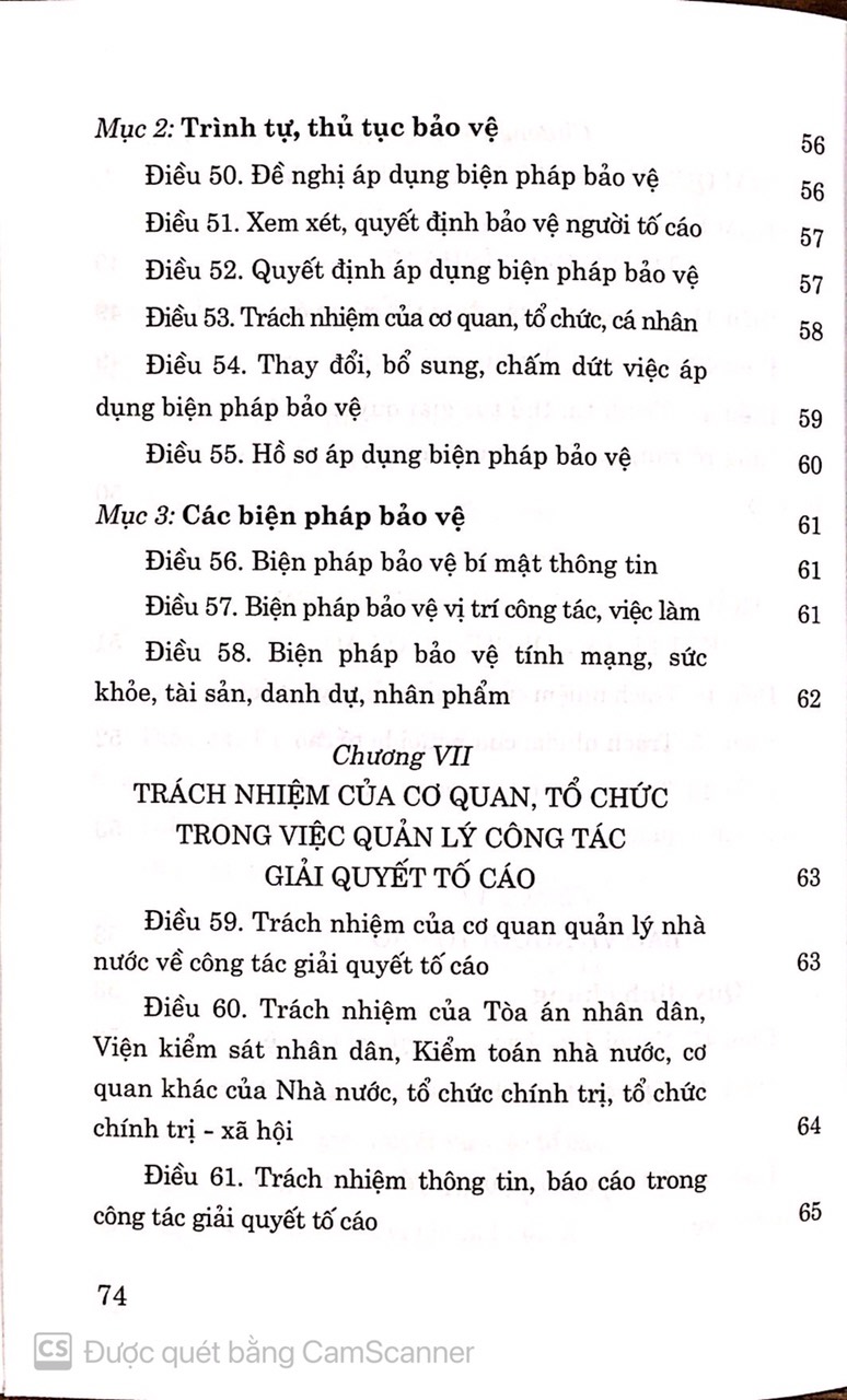 Luật Tố Cáo ( Hiện hành ) ( Sửa đổi năm 2020 )