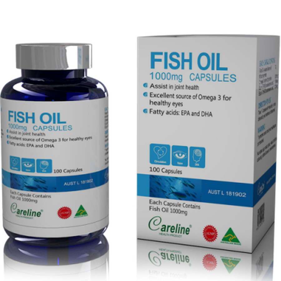 Thực phẩm bảo vệ sức khỏe Careline salmon fish oil 1000mg