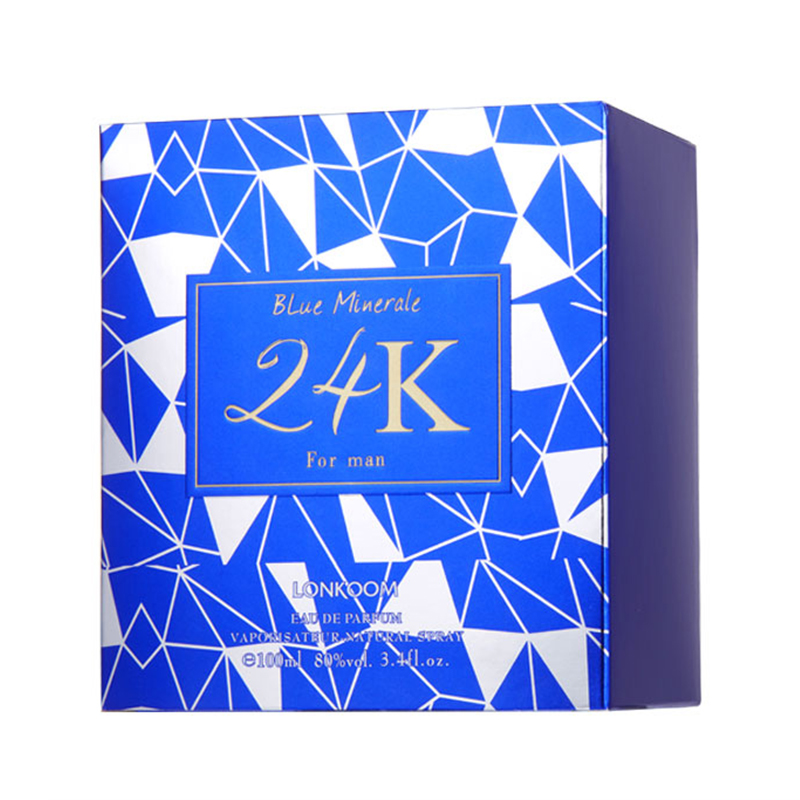 Nước Hoa LONKOOM PARFUM 24K Blue Minerale Perfume for men EDT Oceanic Fragrance 100ml