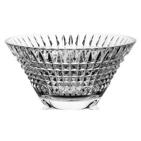 Bát Pha Lê Cao Cấp Rogaska Diamond, Âu Pha Lê Đựng Salad, Hoa Quả, Khay Thủy Tinh Đẹp, Cao 35cm, Nhập Đức
