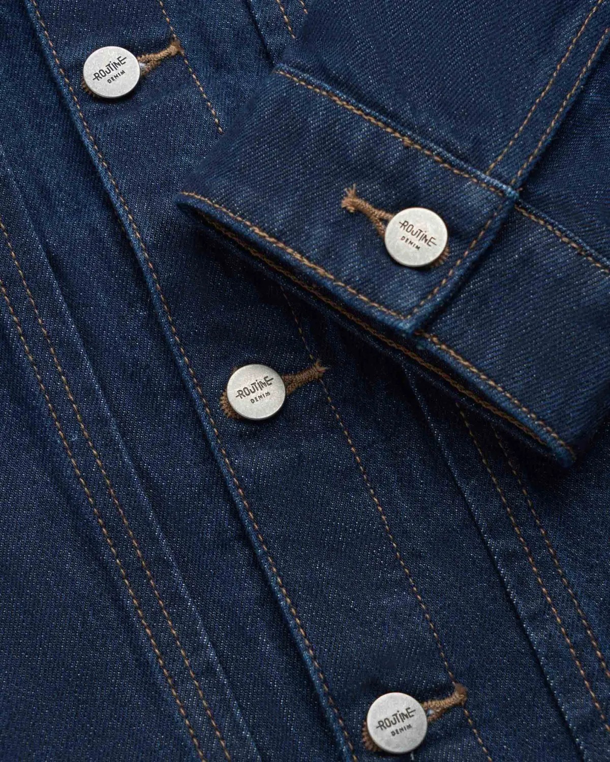 Áo khoác denim nam ( Áo khoác jean ) . Form Loose - RT 10F24DJA006 | ROUTINE CÀ MAU