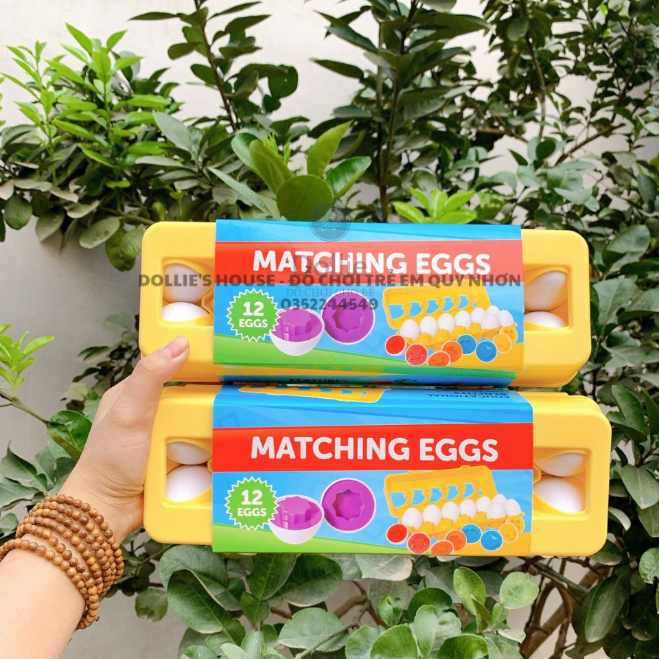 ĐỒ CHƠI SET 12 TRỨNG MATCHING EGGS