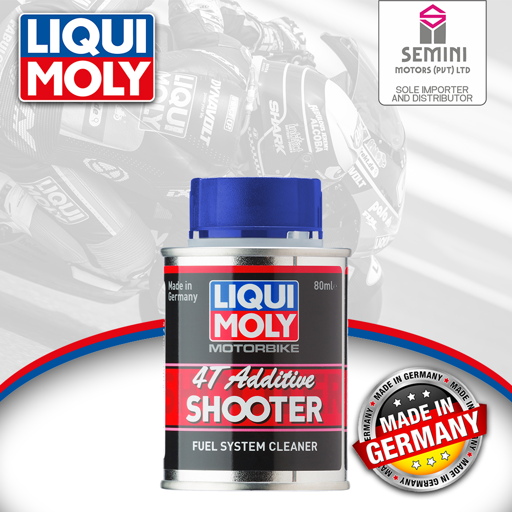 Vệ Sinh Buồng Đốt Liqui Moly 4T Additive Shooter. Phụ Gia Vệ Sinh Kim Phun Xăng 80ml Eco