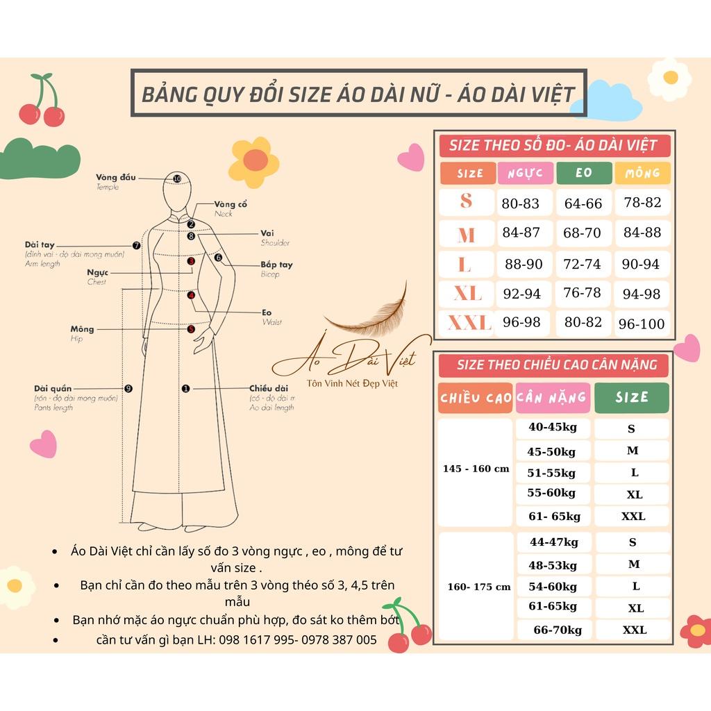 Áo Dài Trơn Xanh Cốm 4 Tà Thướt Tha Áo Dài Việt may sẵn các loại Áo Dài