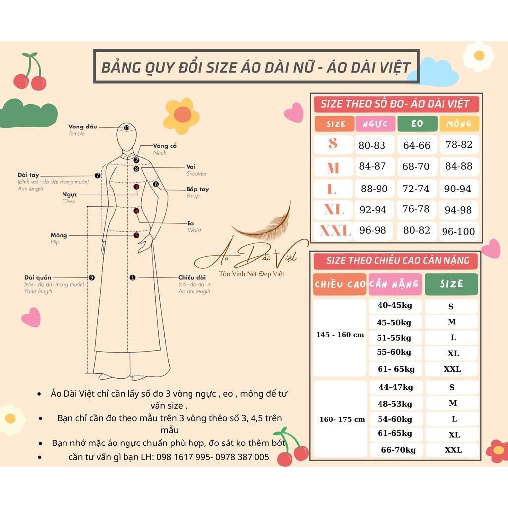 Áo Dài Màu Vỏ Đỗ Trơn 4 Tà Quần Lụa 2 Lớp Thướt Tha Áo Dài Việt may sẵn Chuẩn Phom cam kết Chất Lượng