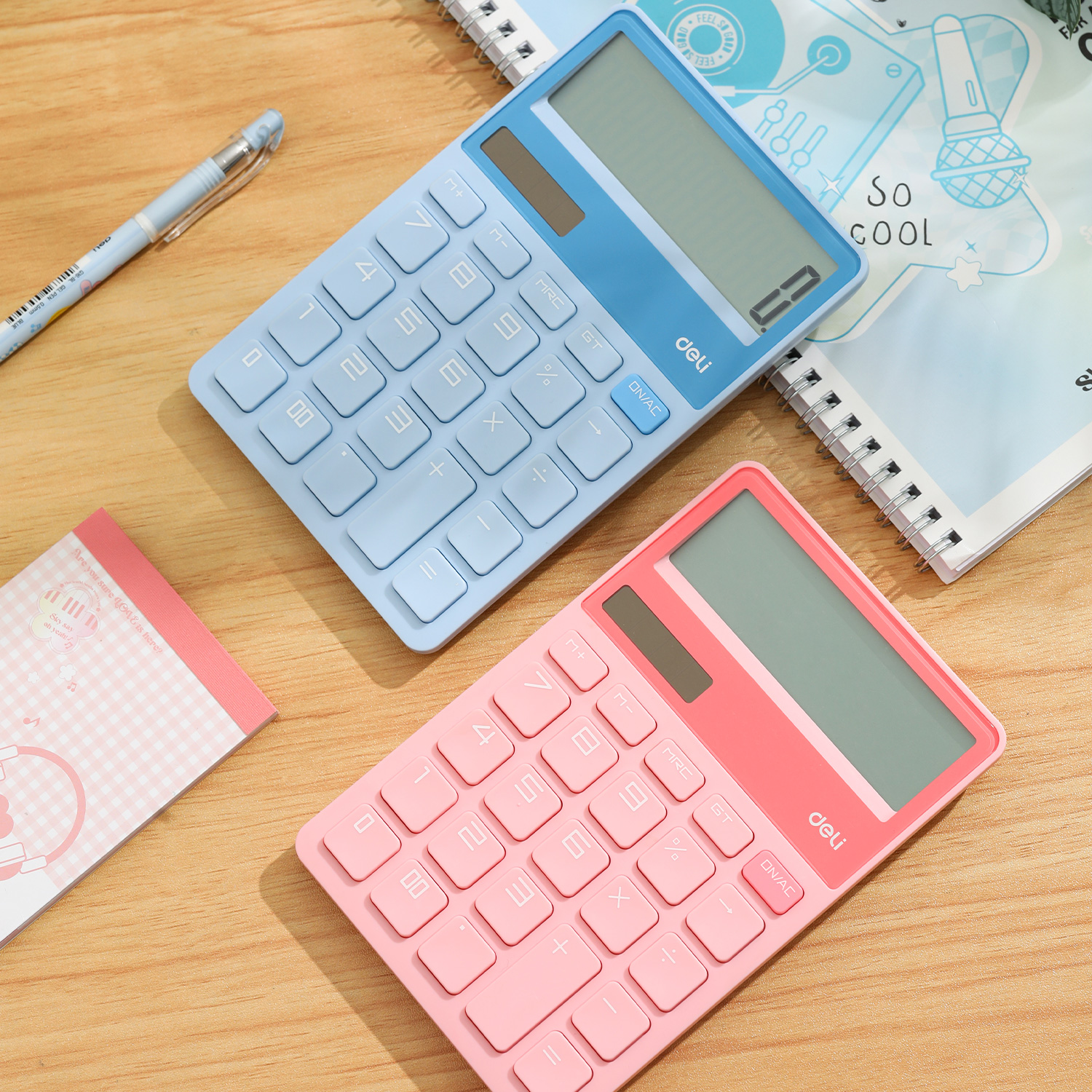 Máy Tính Cầm Tay Để Bàn Dùng Pin Có Năng Lượng Mặt Trời Màn Hình Cao Cấp BST Limited Giới Hạn - Phù Hợp Học Sinh Văn Phòng - CM042