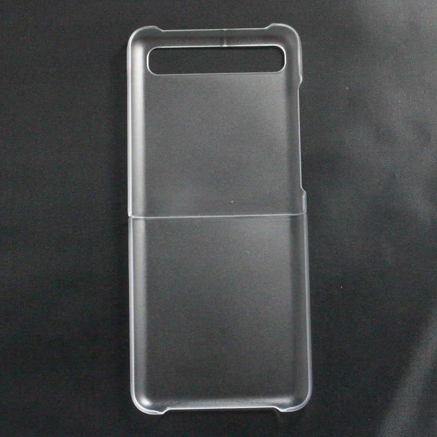 Ốp lưng dành cho Samsung Galaxy Z Flip nhựa cứng nhám trong