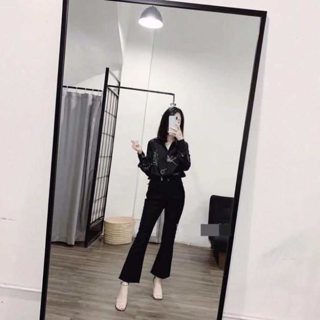 QUẦN BÒ LOE GẤU RÁCH SIÊU CO DÃN