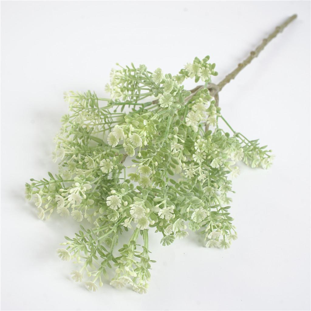 Artificial Fake Flowers Plants Spray Baby Breath/Gypsophila 3 Colors White