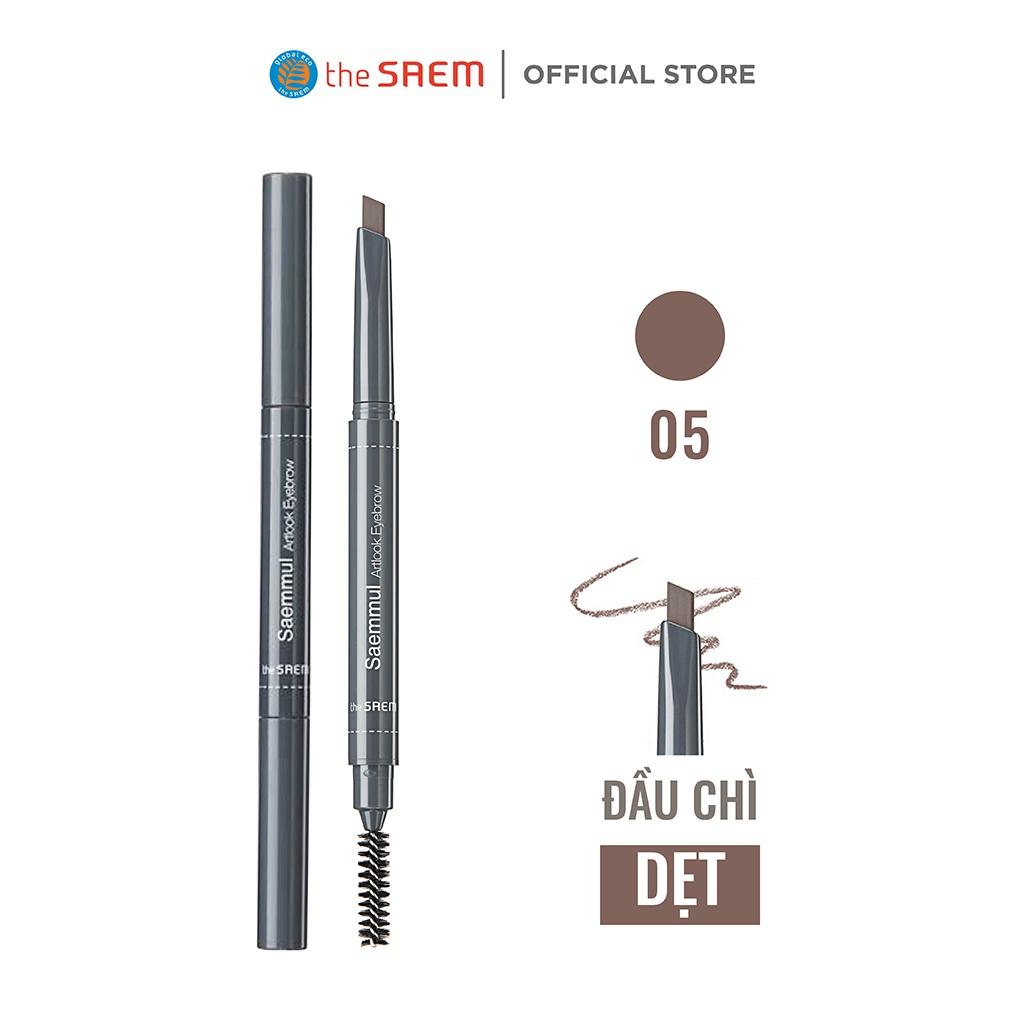 Chì Kẻ Mày Ngang 2 Đầu The Saem Saemmul Artlook Eyebrow (0.2g)