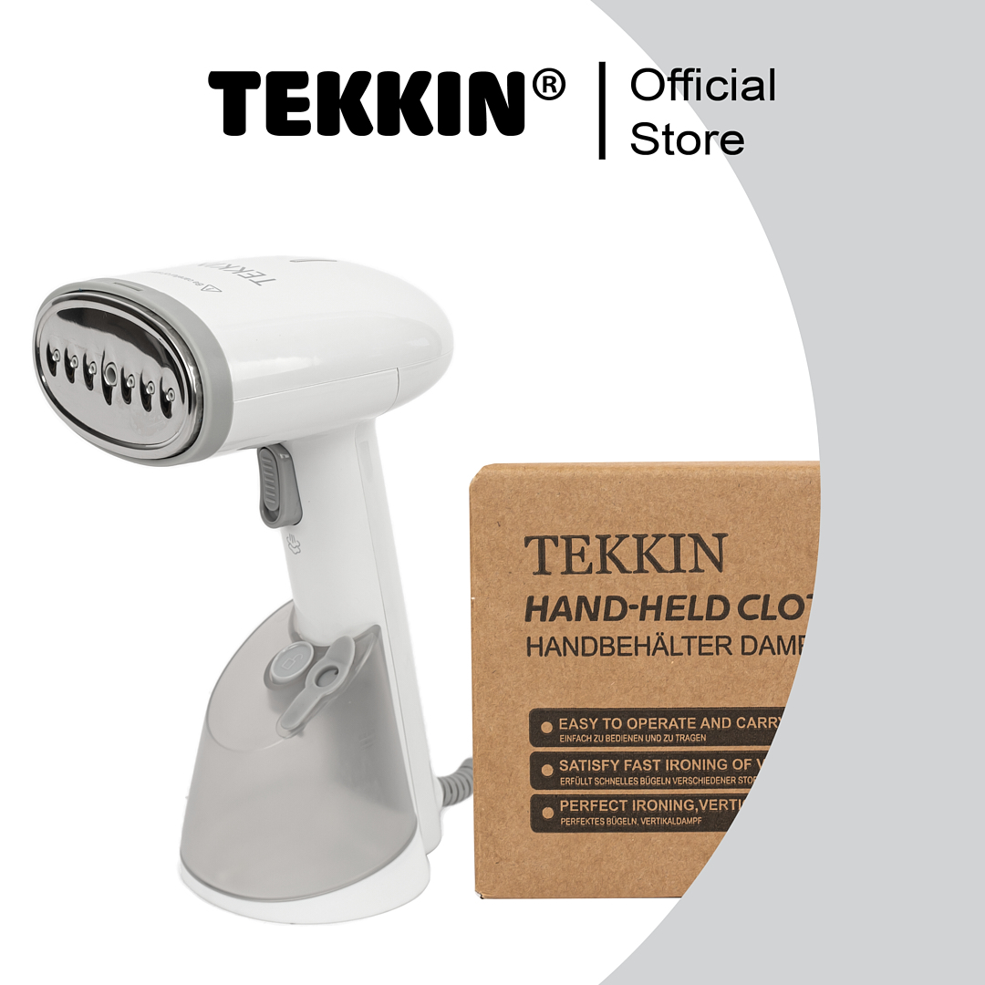 Bàn là hơi nước cầm tay TEKKIN TI-1808 Công Suất 1400W Dung Tích 250mL Bảo Hành 1 Năm - hàng nhập khẩu