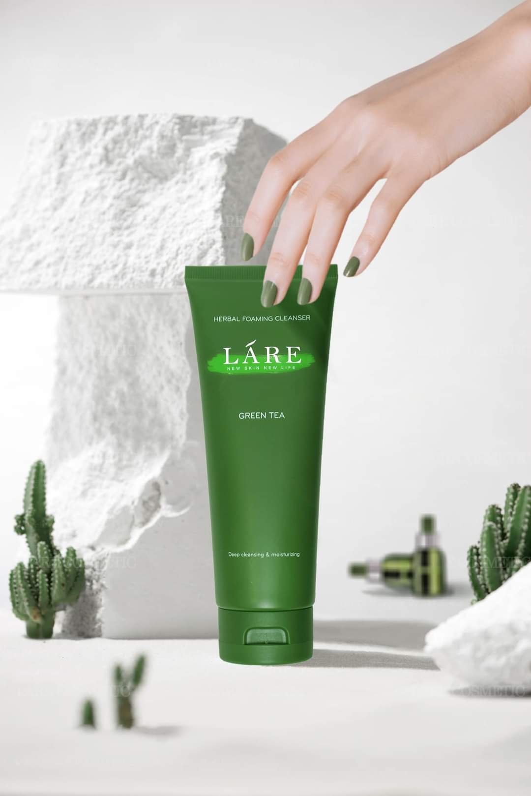 SỮA RỬA MẶT THẢO MỘC HERBAL FLOAMING CLEANSER LÁRE 120ML