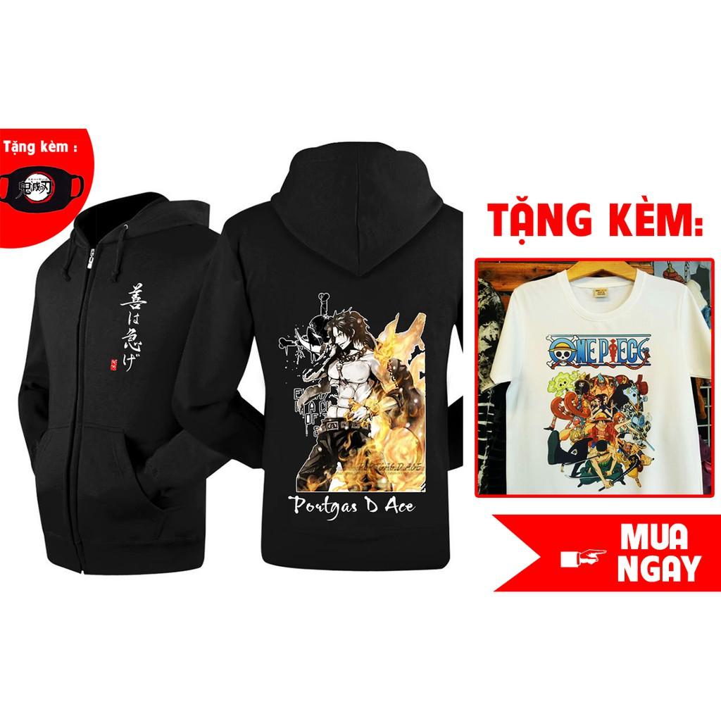 Áo khoác Ace One Piece đẹp giá rẻ - Fan OP nào cũng nên có