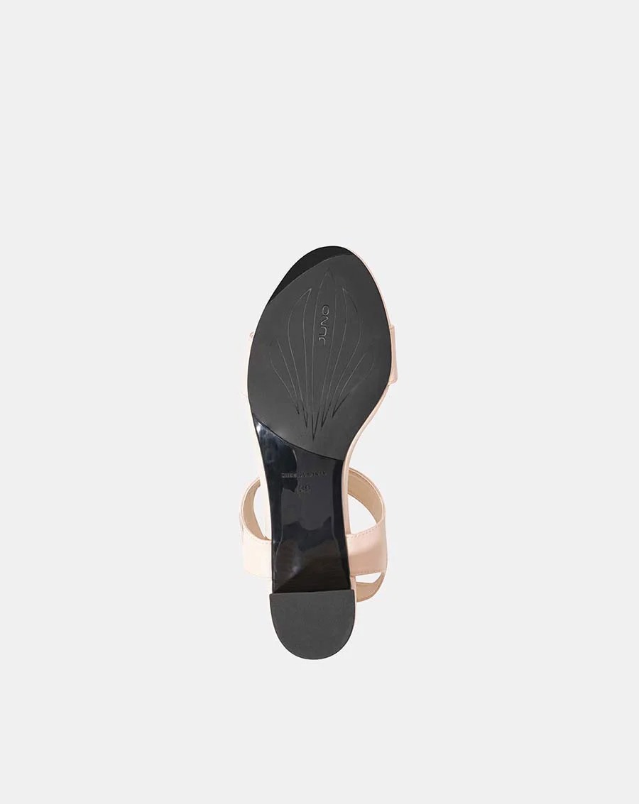Giày Sandal Nữ 5cm Thời Trang JUNO Gót Vuông Quai Ngang SD05003