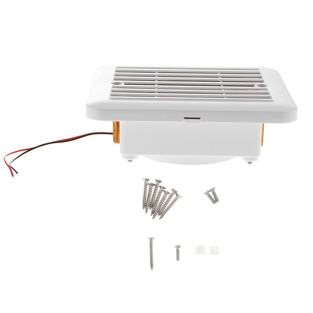 RV  Motorhome Side Air Vent Ventilation Cooling Exhaust Fan White