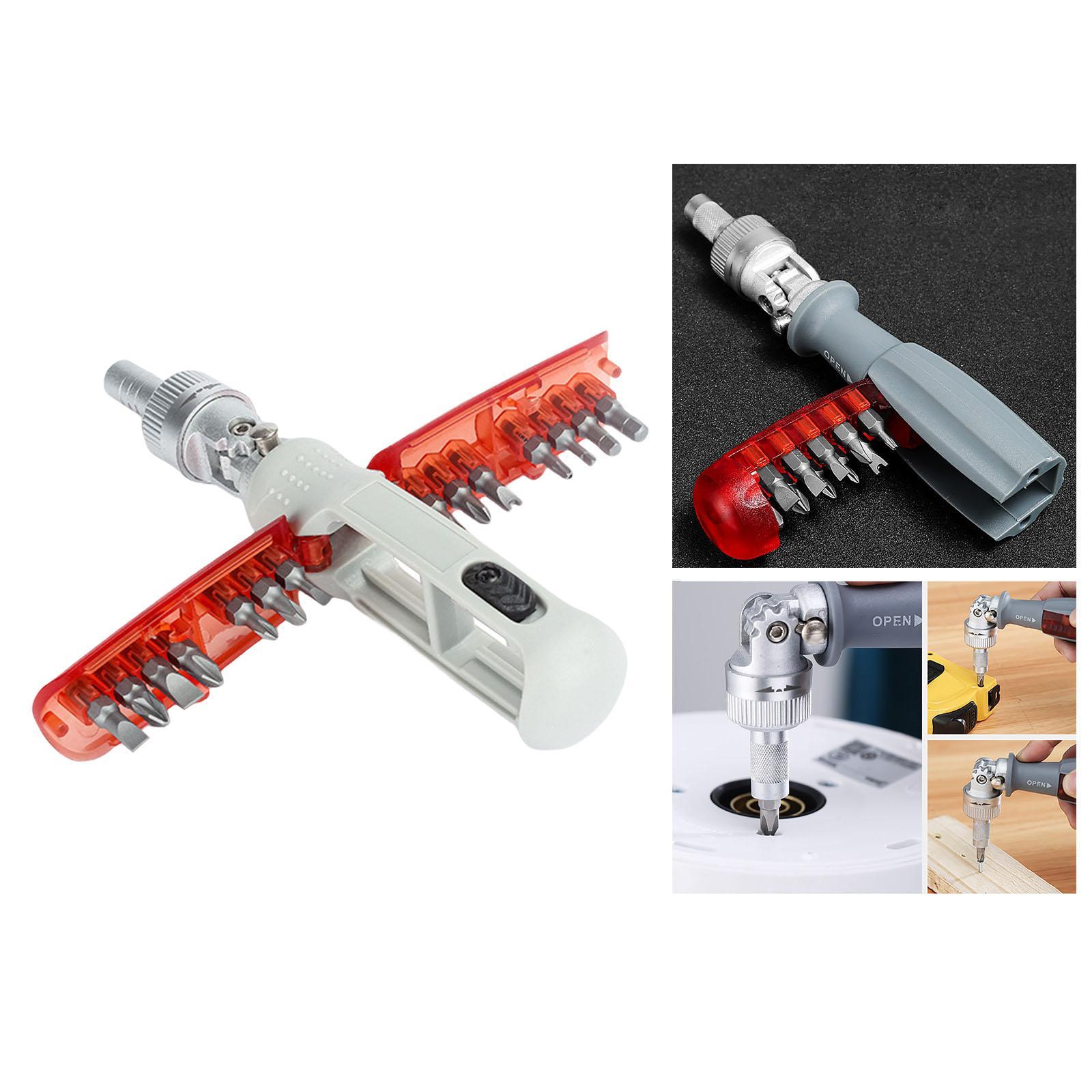 Ratchet Screwdriver Hand Tools for Emergency Office Outdoor Work Home Maintenance