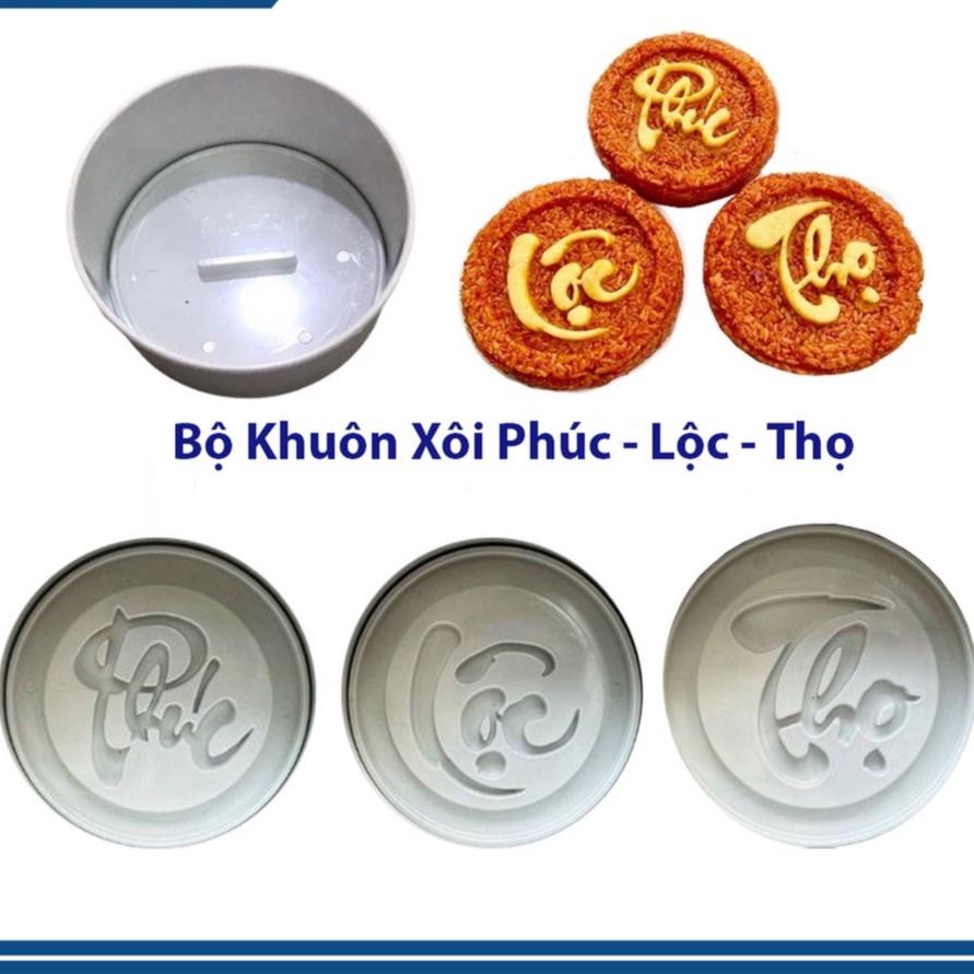 Khuôn Xôi Chữ Đẹp Phúc Lộc Thọ, Khuôn Làm Giò Chả Inox Cao Cấp