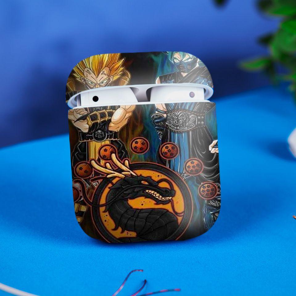 Miếng dán skin cho AirPods in hình Songoku Dragon Ball - 7vnr036 (AirPods ,1 2, Pro, TWS, i12)