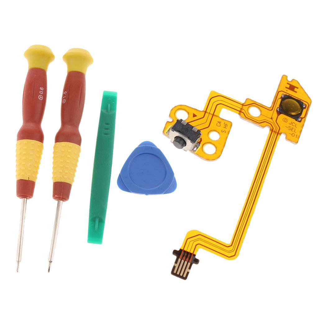 Replacement L Button Key Ribbon Flex Cable+Tools for Switch
