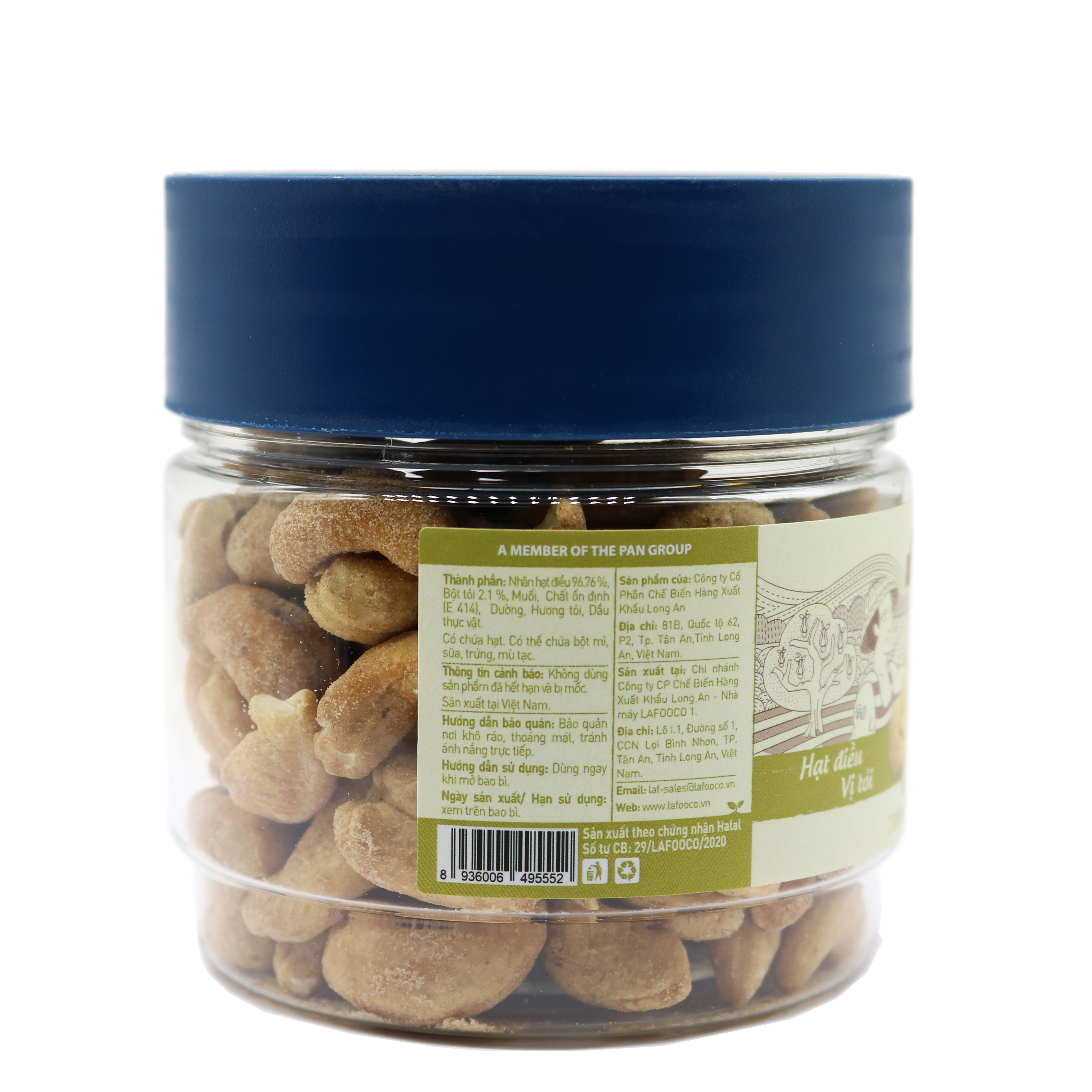  Hạt Điều Vị Tỏi 200g LAFOOCO Garlic Roasted Cashew Nuts
