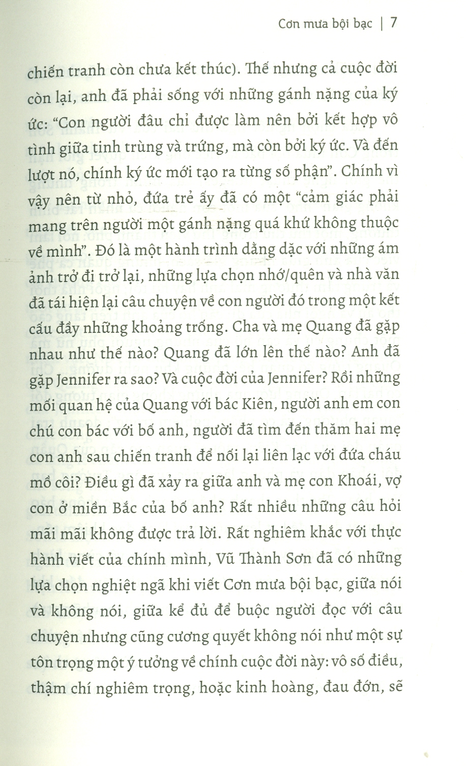 Cơn Mưa Bội Bạc