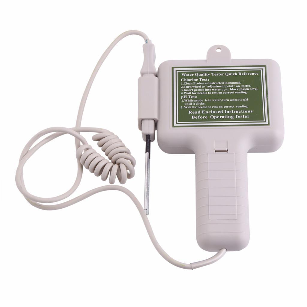 Digital Water Quality Tester Meter PH Chlorine Swimming Pool Tester