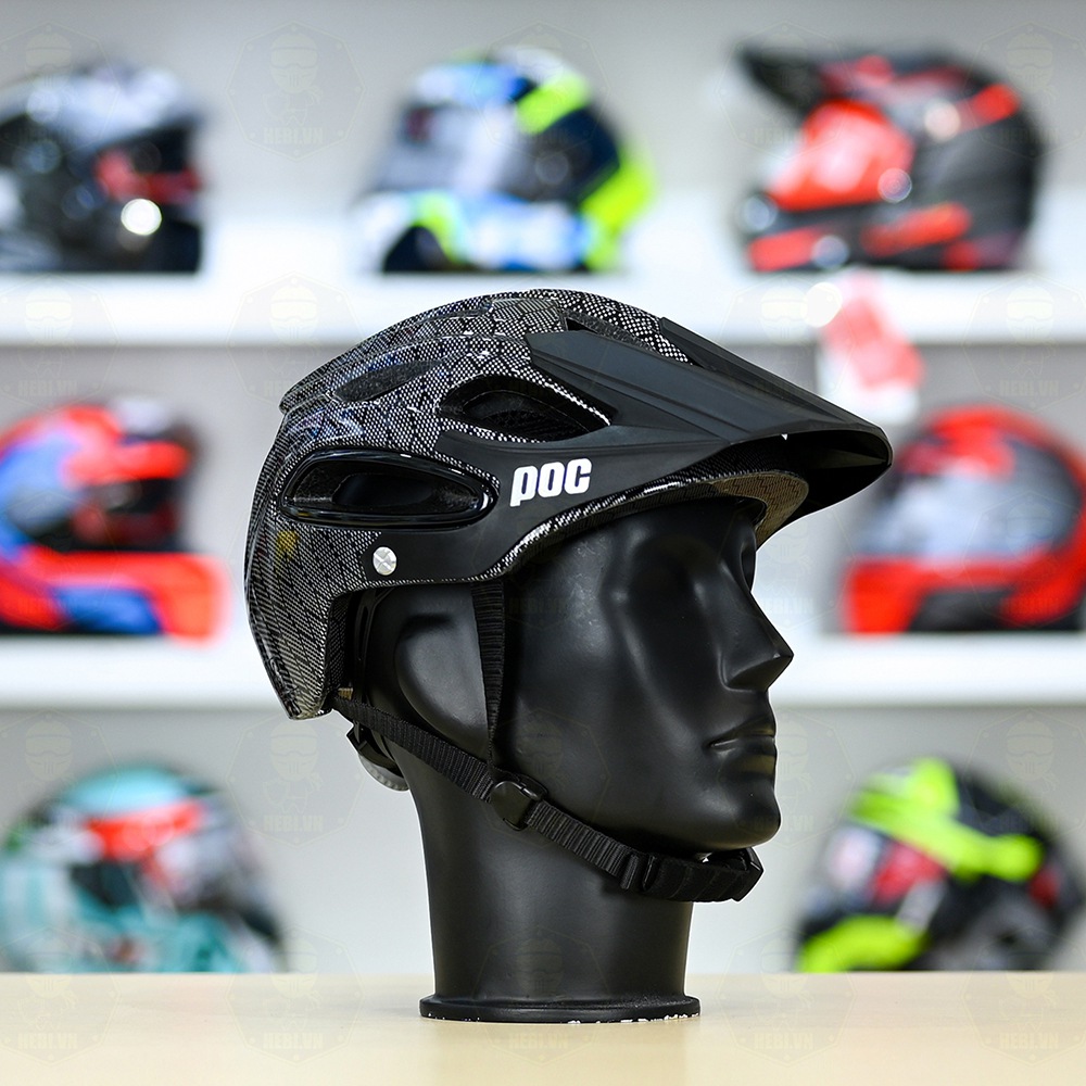 Nón Bảo Hiểm Xe Đạp POC P07 Freesize có mái che nắng - Helmets 4U