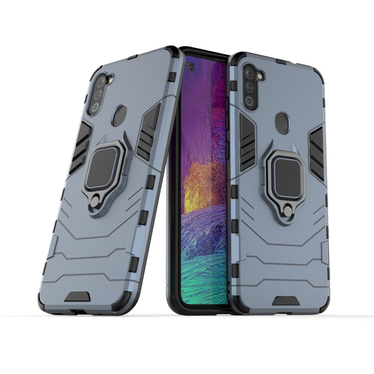 Ốp lưng dành cho Samsung Galaxy A11 iron man chống sốc kèm iring
