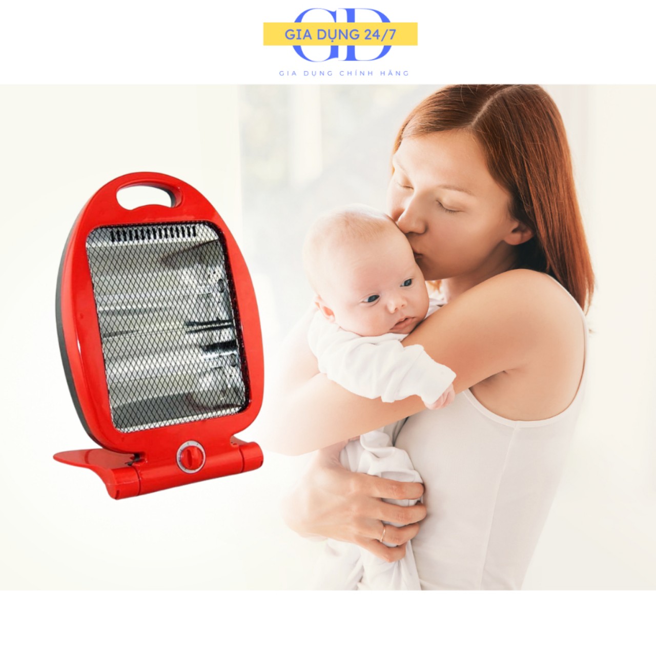 Đèn Sưởi, Quạt Sưởi Máy Sưởi 2 Bóng Công Suất 800w Tự Ngắt Điện Khi Đổ Bảo Hành 12 Tháng - HÀNG CHÍNH HÃNG MINIIN
