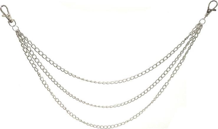 Dây xích đeo quần cá tính không gỉ nhiều tầng