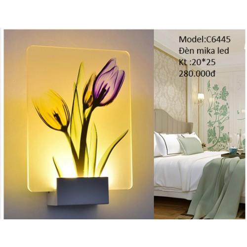 Đèn gắn tường trang trí - 6 mẫu hình hoa, cây - bảo hành 2 năm