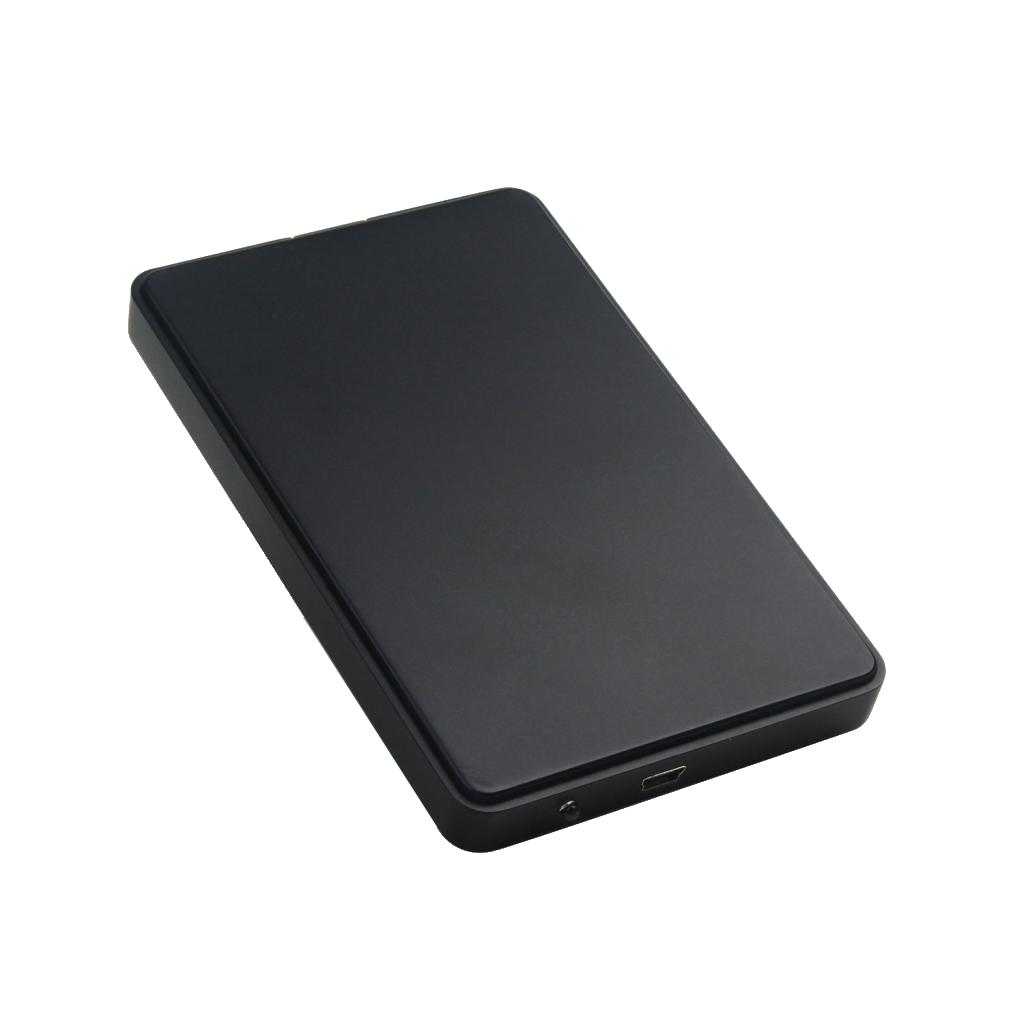 2.5'' USB2.0 SATA Hard Drive Mobile Disk External Caddy Case Enclosure Black