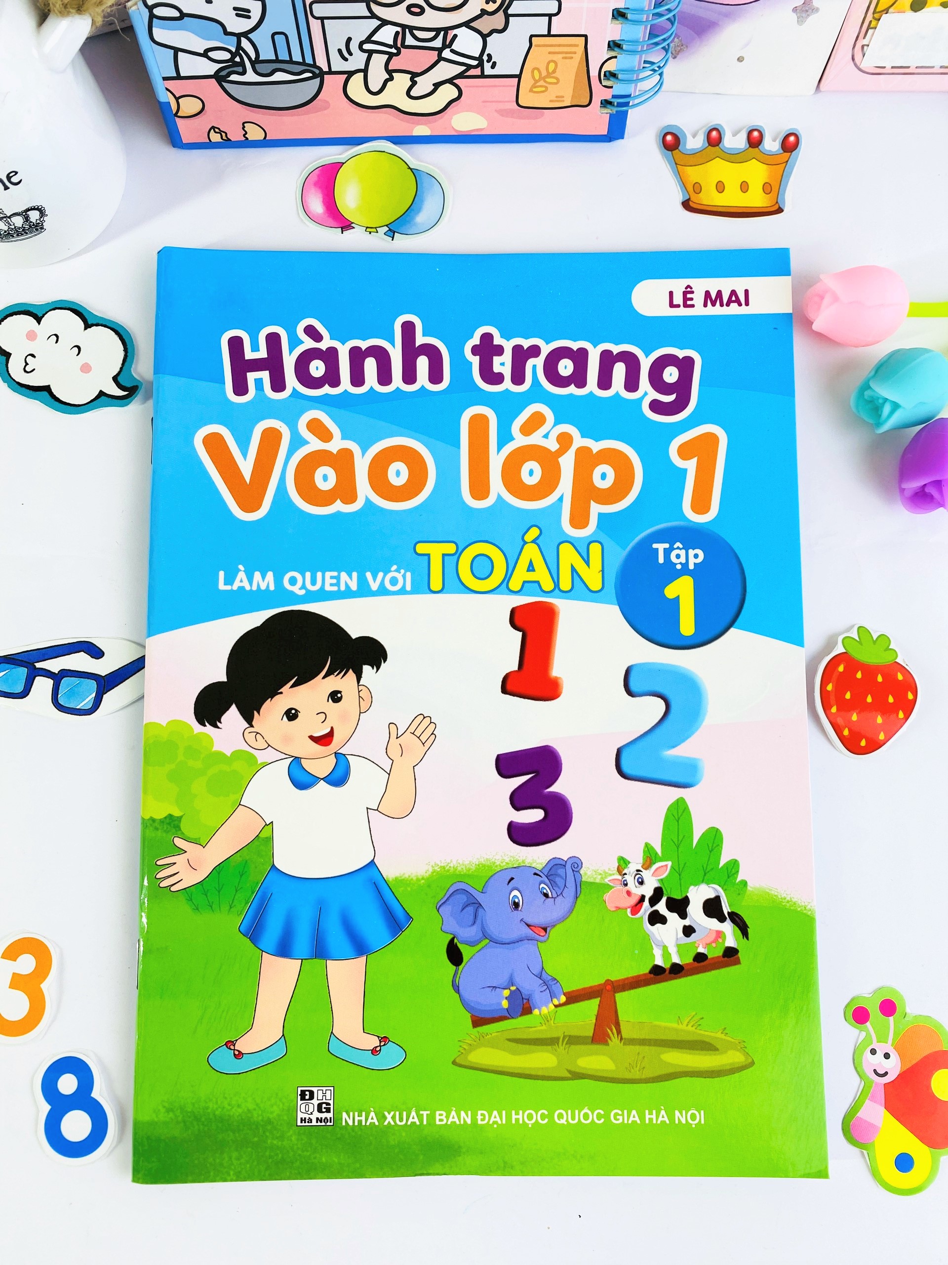 Sách - Combo 5 cuốn Tập tô tập viết chữ, số và học Toán, Hành trang vào lớp 1 - Lê Mai - ndbooks
