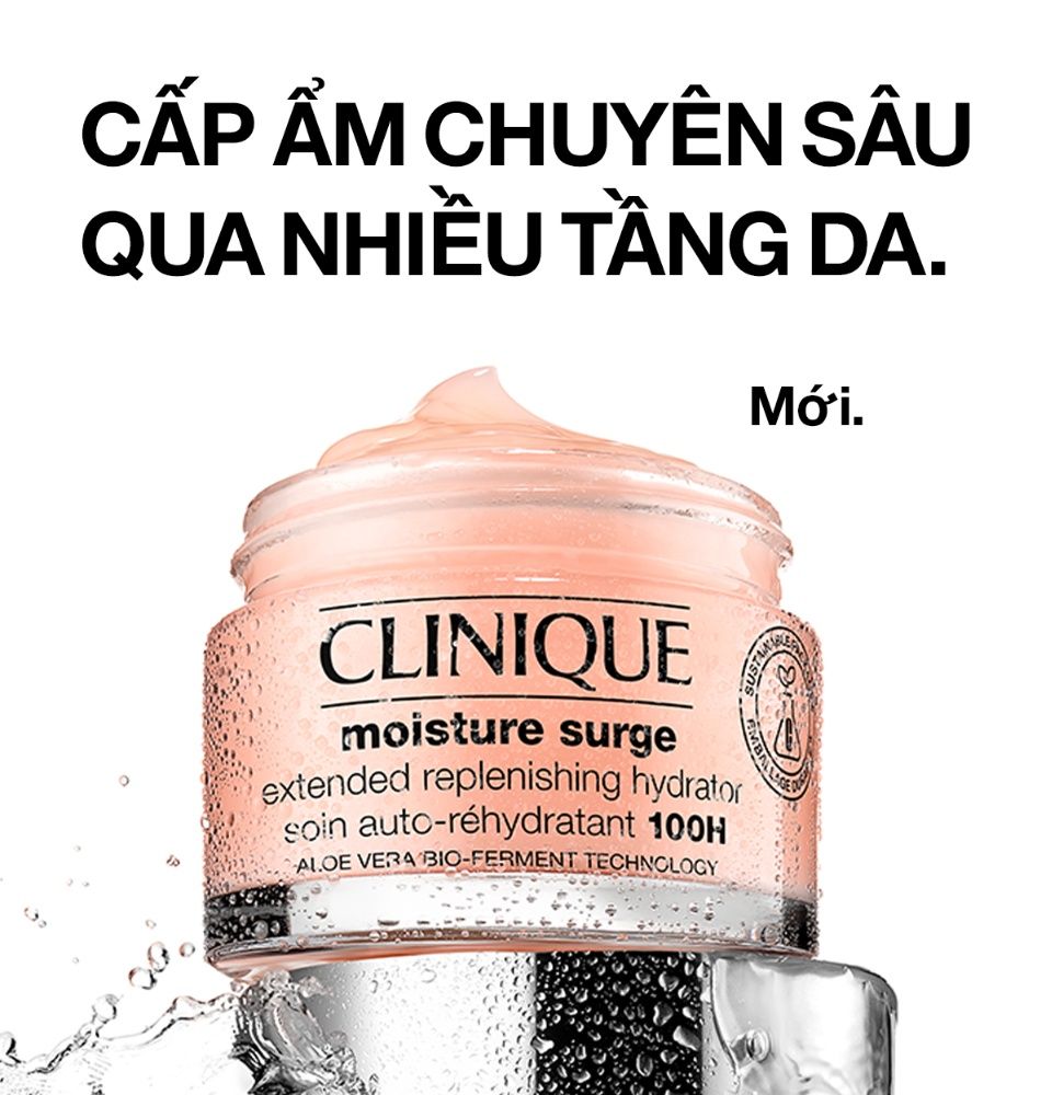 Kem hồng dưỡng ẩm tức thì 100H Moisture Surge 100H Auto-Replenishing Hydrator-Moisturizer 50ml