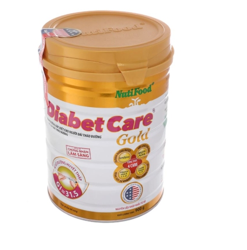 Combo 4 hộp Sữa Bột Diabet Care Gold 900g dinh dưỡng cho người tiểu đường 