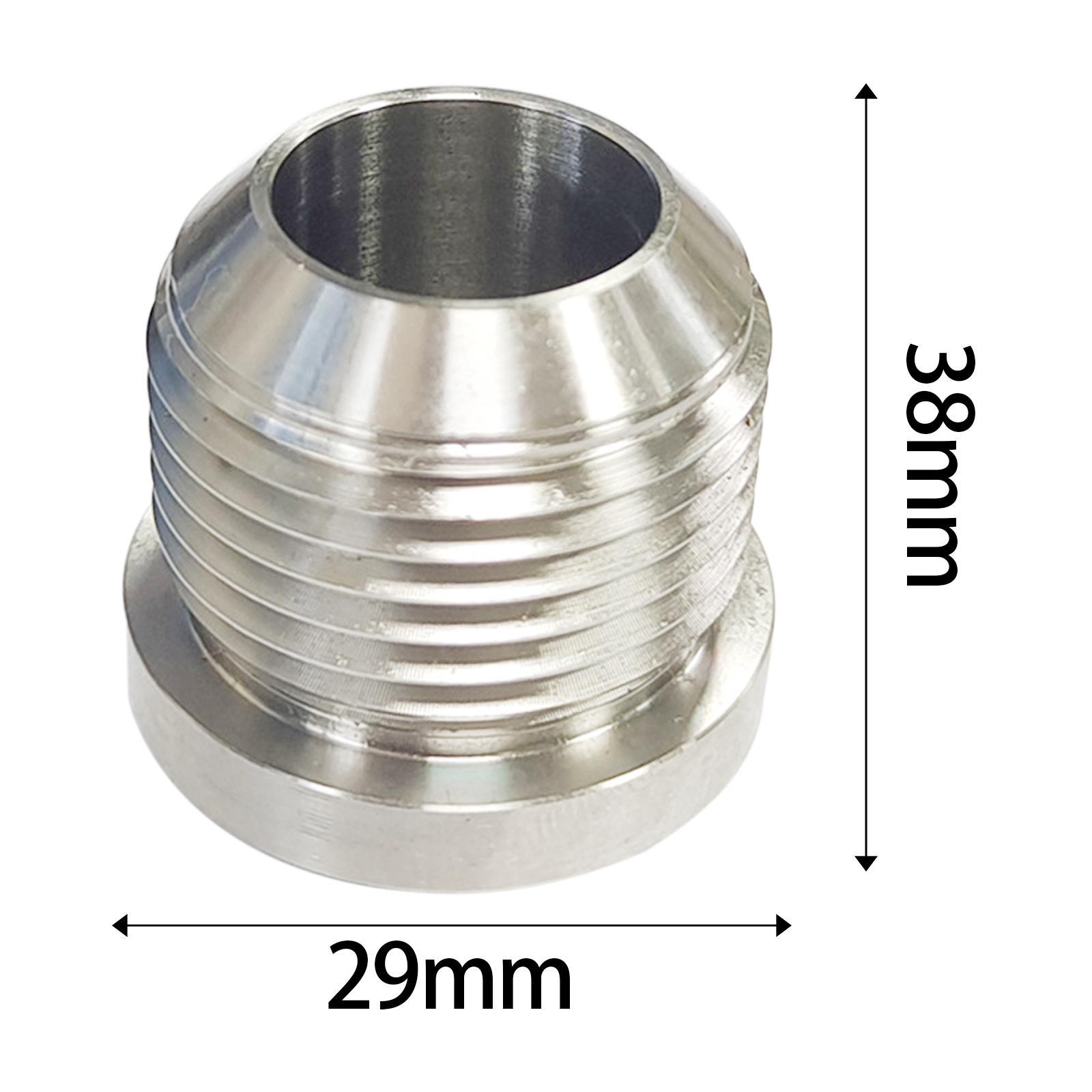 Stainless Steel Male Weld on Fitting Male Billet Assembly Durable Easy Installation Spare Parts Replacement Water Fuel Oil Tank Hose Adapter