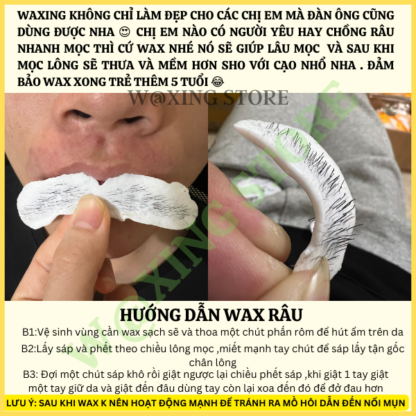 Combo Wax Lông Tại Nhà Bát Silion Nấu Sáp,100G Sáp Siêu Bám Lông,Mỡ Trăn Triệt Lông