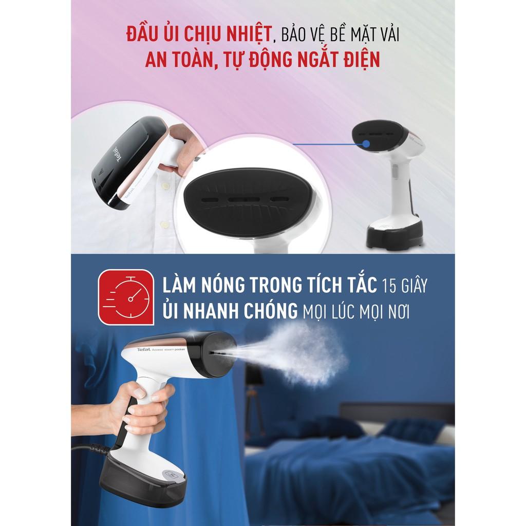 Bàn ủi hơi nước gập cầm tay tiện lợi Tefal DT3030E0 - Hàng Chính Hãng