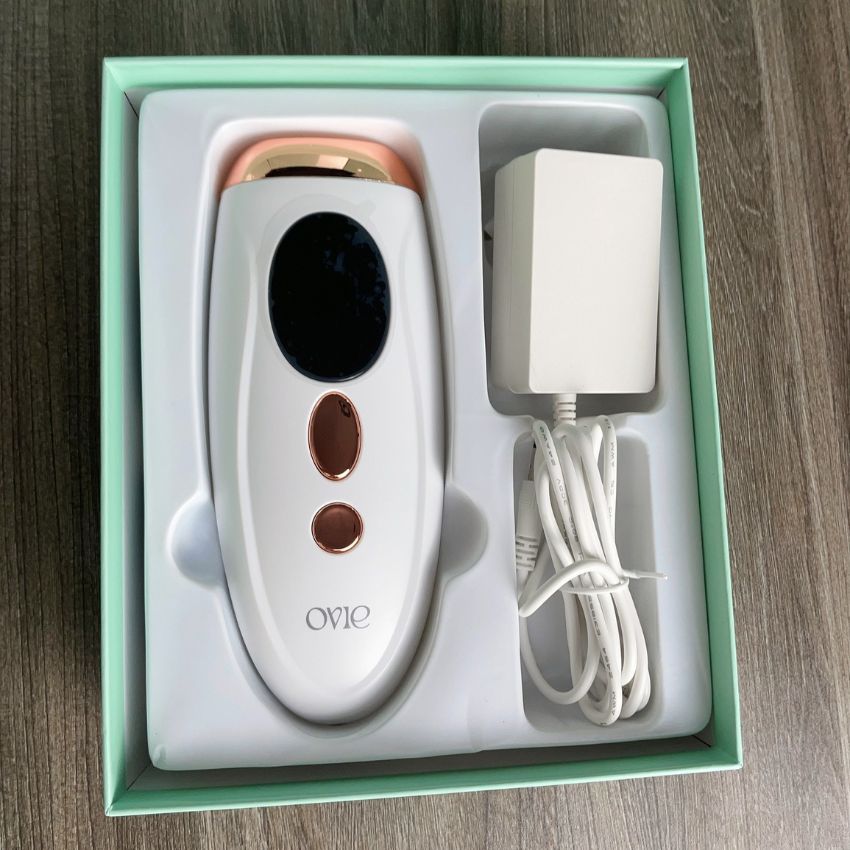 Máy triệt lông tại nhà Xiaomi OVIE mini cầm tay xung IPL lạnh cải tiến, giúp giảm lông tay, nách, bikini