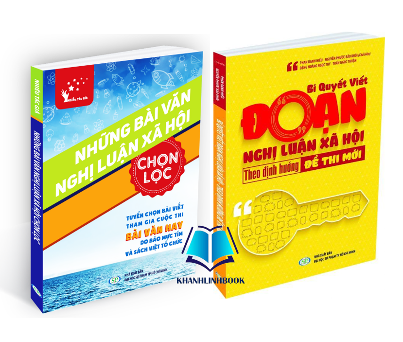 Sách - Combo 2 cuốn Những bài văn nghị luận Và Bí quyết viết đoạn văn nghị luận xã hội