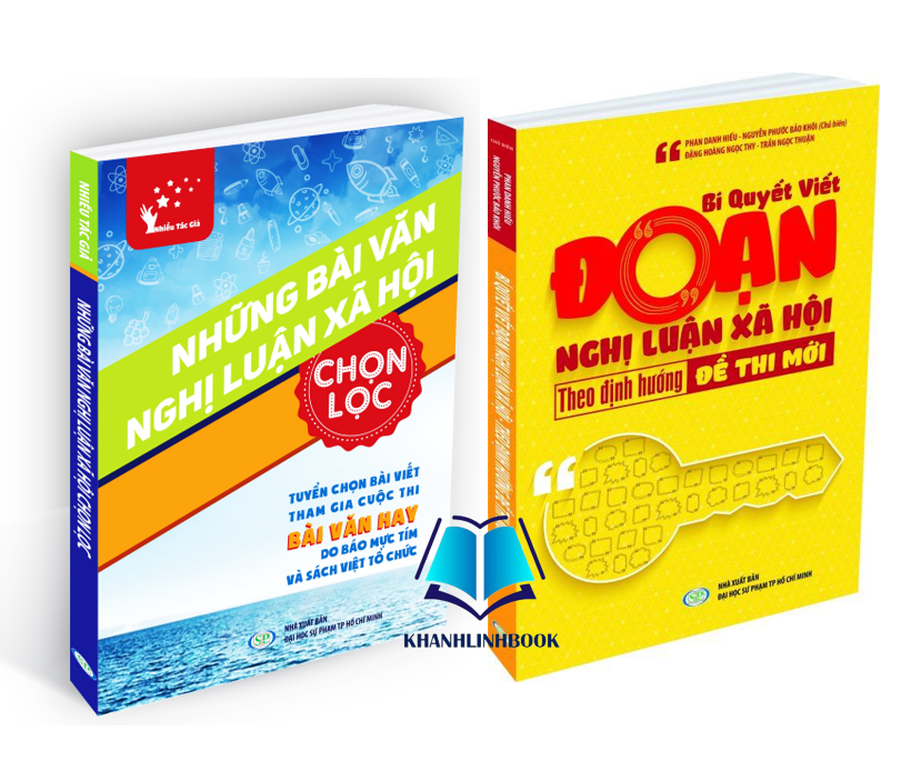 Sách - Combo 2 cuốn Những bài văn nghị luận + Bị quyết viết đoạn văn nghị luận xã hội