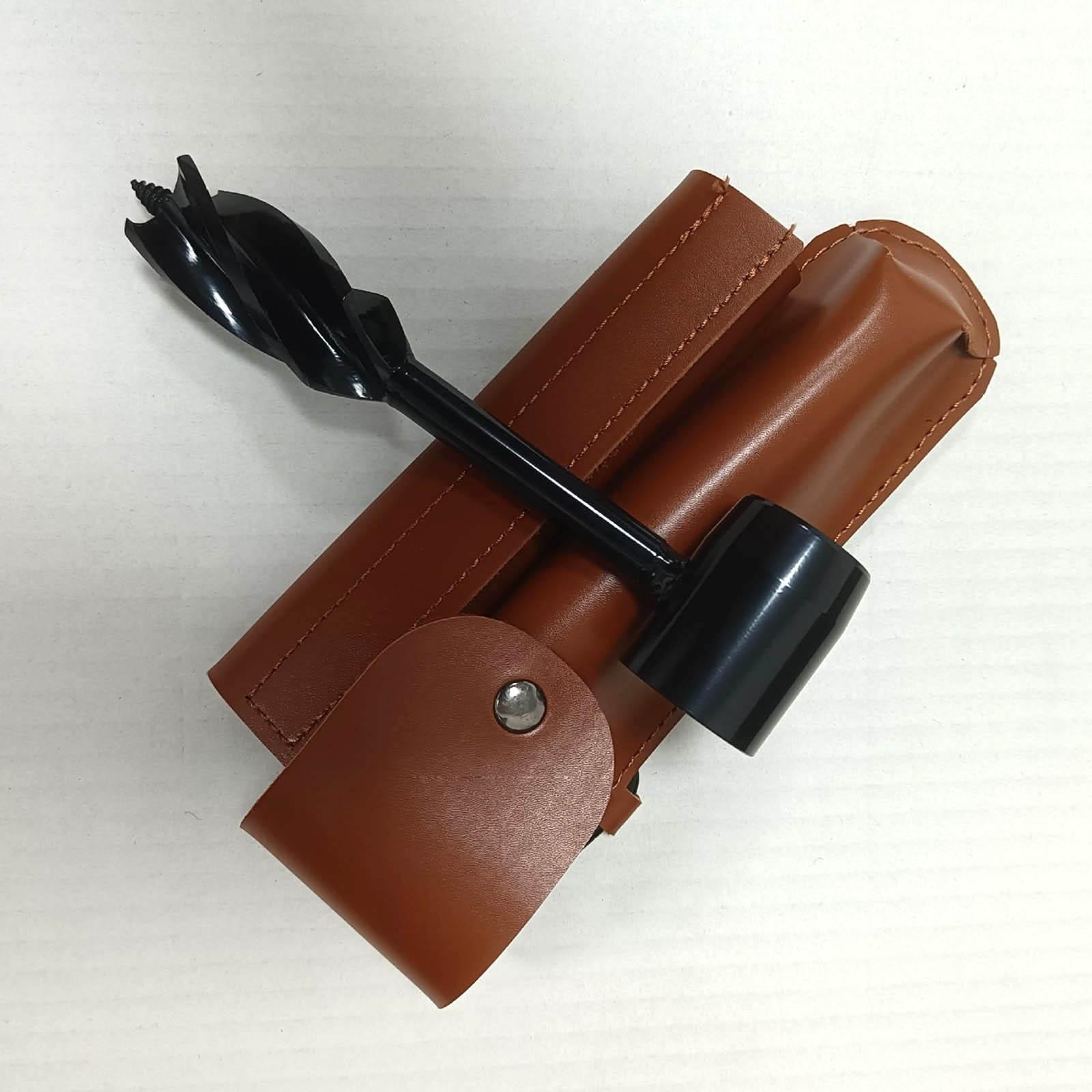 Hand Wood Auger Drill Bit Wrench Survival Emergency Tool for Camping Backpacking