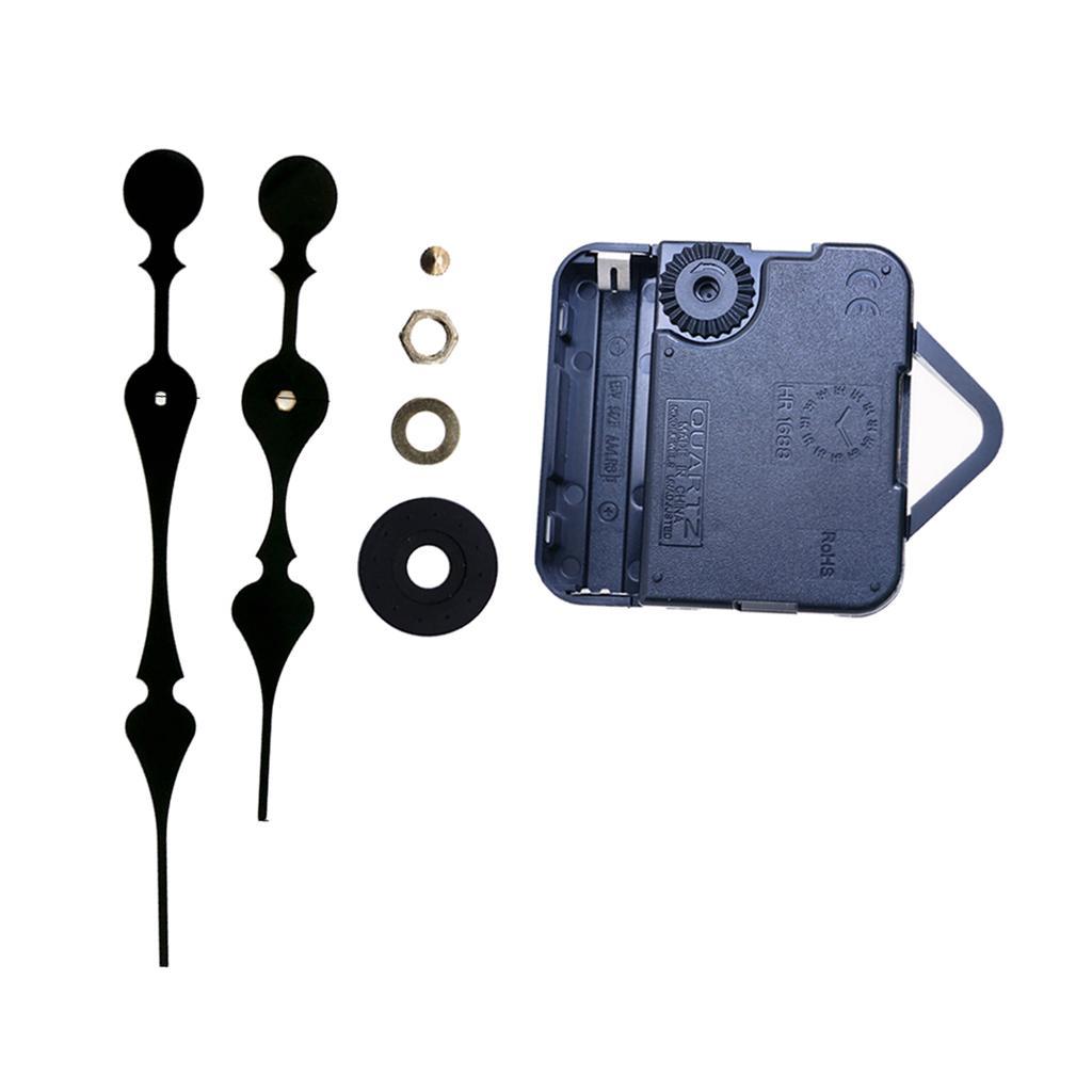 Big Quartz Clock Movement Mechanism Long Hands Repair Tool Parts Silent Kit